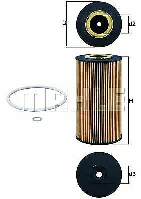 MAHLE OX 358D Oil Filter for AUDI, VW