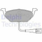 DELPHI LP1514 Brake Pad Set, disc brake for AUDI, MERCEDES-BENZ, SEAT, SKODA, VW