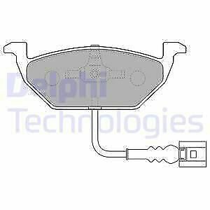 DELPHI LP1514 Brake Pad Set, disc brake for AUDI, MERCEDES-BENZ, SEAT, SKODA, VW