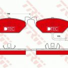 TRW GDB1386DTE Brake Pad Set, disc brake for AUDI, SEAT, SKODA, VW