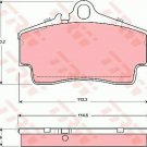 TRW GDB1395 Brake Pad Set, disc brake for PORSCHE