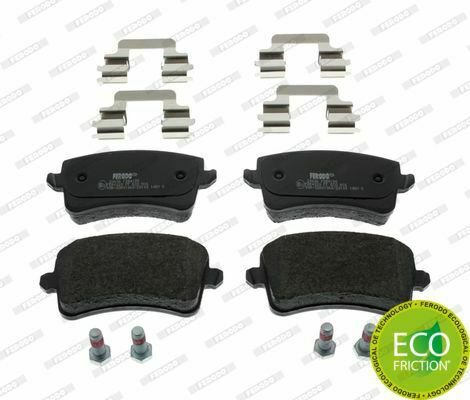 FERODO FDB4190 Brake Pad Set, disc brake for AUDI
