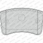 FERODO FDB4190 Brake Pad Set, disc brake for AUDI