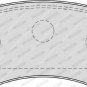 FERODO FDB4190 Brake Pad Set, disc brake for AUDI