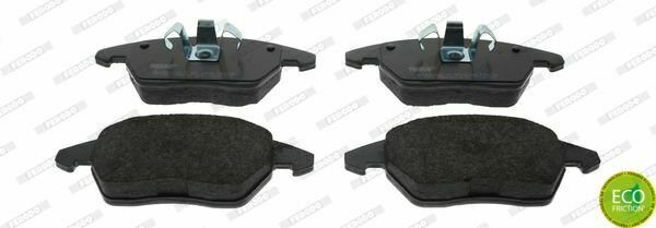FERODO FDB1728 Brake Pad Set, disc brake for CITRO&Atilde;�N, PEUGEOT