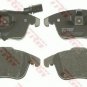TRW GDB1814 Brake Pad Set, disc brake for AUDI