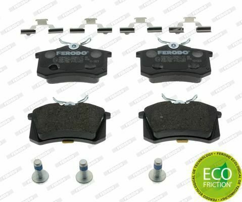 FERODO FDB1788 Brake Pad Set, disc brake for AUDI, FORD, SEAT, SKODA, VW