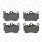 FERODO FDB1627 Brake Pad Set, disc brake for AUDI, PORSCHE, VW
