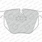 FERODO FDB1483 Brake Pad Set, disc brake for BMW, LAND ROVER