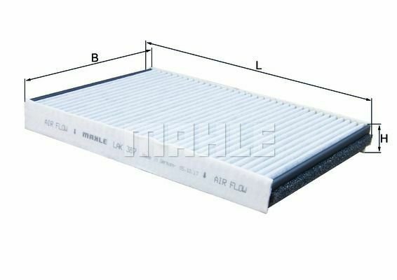 MAHLE LAK 387 Filter, interior air for JAGUAR, LAND ROVER, VOLVO