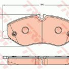 TRW GDB2103 Brake Pad Set, disc brake for MERCEDES-BENZ