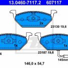 ATE 13.0460-7117.2 Brake Pad Set, disc brake for AUDI, SEAT, SKODA, VW