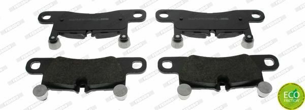 FERODO FDB4424 Brake Pad Set, disc brake for PORSCHE, VW