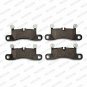 FERODO FDB4424 Brake Pad Set, disc brake for PORSCHE, VW