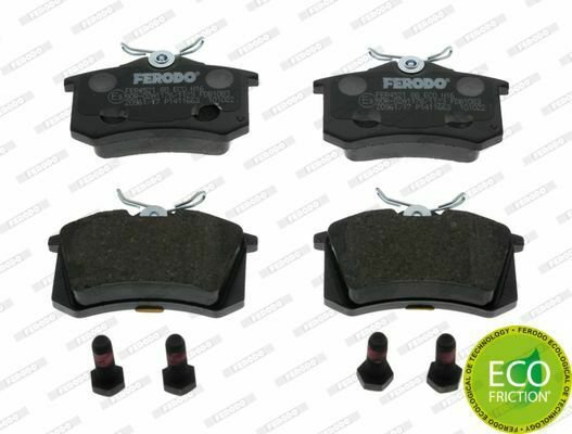 FERODO FDB1083 Brake Pad Set, disc brake for AUDI, CITRO&Atilde;�N, FIAT, LANCIA, PEUGEO