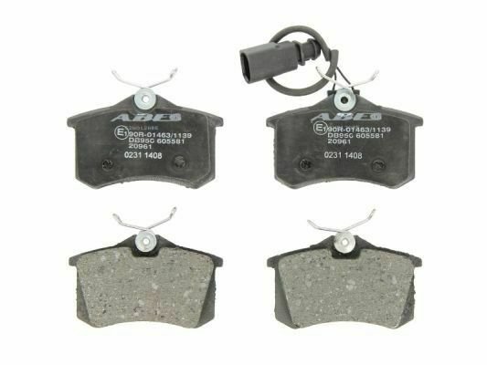 ABE C2W012ABE Brake Pad Set, disc brake for AUDI, FORD, SEAT, VW