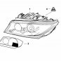 BMW 63116942747 Headlight Left 3' Series E90 E91 Sedan, OE (Genuine) (OE GENUINE