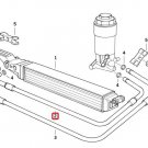 BMW 17211728674 Engine Oil Cooler Hose Pipe Inlet, E32 E34, OE (Genuine) (OE GEN