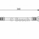 BOSCH 1987476393 Brake Hose for MERCEDES-BENZ