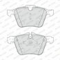 FERODO FDB4108 Brake Pad Set, disc brake for JAGUAR