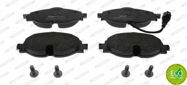 FERODO FDB4433 Brake Pad Set, disc brake for AUDI, SEAT, SKODA, VW
