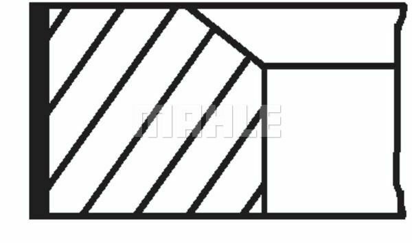 MAHLE 081 RS 00104 0N0 Piston Ring Kit for BMW, CITRO&Atilde;�N, DS, MINI, PEUGEOT