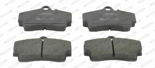 FERODO FDB1308 Brake Pad Set, disc brake for PORSCHE