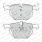 FERODO FDB1808 Brake Pad Set, disc brake for BMW