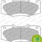 FERODO FDB4715 Brake Pad Set, disc brake for TOYOTA