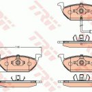 TRW GDB2108 Brake Pad Set, disc brake for AUDI, SEAT, SKODA, VW