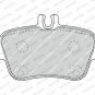 FERODO FDB4163 Brake Pad Set, disc brake for MERCEDES-BENZ
