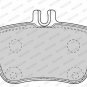 FERODO FDB4163 Brake Pad Set, disc brake for MERCEDES-BENZ