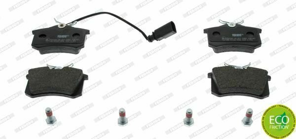 FERODO FDB1481 Brake Pad Set, disc brake for AUDI, FORD, SEAT, VW