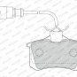 FERODO FDB1481 Brake Pad Set, disc brake for AUDI, FORD, SEAT, VW