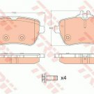 TRW GDB2014 Brake Pad Set, disc brake for MERCEDES-BENZ