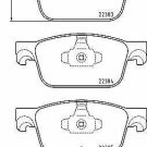 BREMBO P85153 Brake Pad Set, disc brake for AUDI