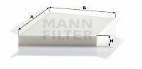 MANN CU3172 Filter, interior air for MERCEDES-BENZ