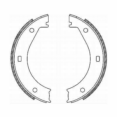 ABE CRB005ABE Brake Shoe Set, parking brake for ALPINA, BMW, MINI