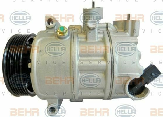 HELLA 8FK351322741 Compressor, air conditioning for AUDI, SEAT, SKODA, VW