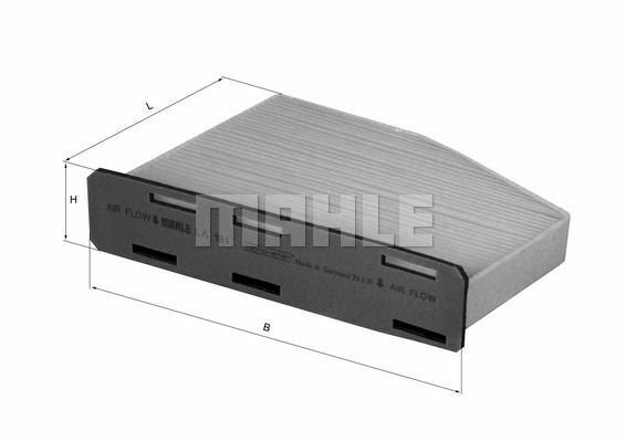 MAHLE LA 181 Filter, interior air for AUDI, SEAT, SKODA, VW