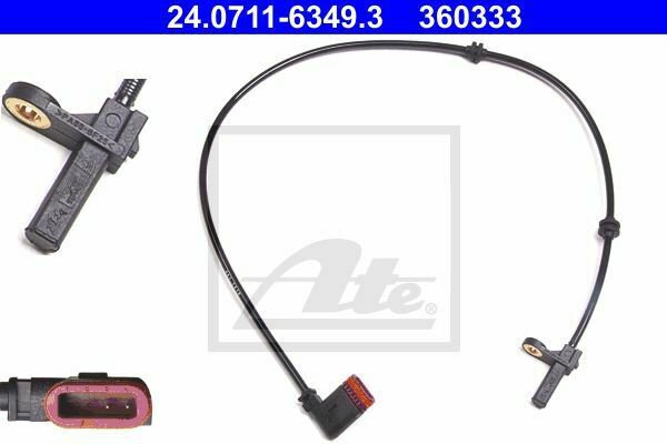 ATE 24.0711-6349.3 Sensor, wheel speed for MERCEDES-BENZ