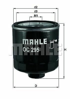 MAHLE OC 295 Oil Filter for AUDI, SEAT, SKODA, VW