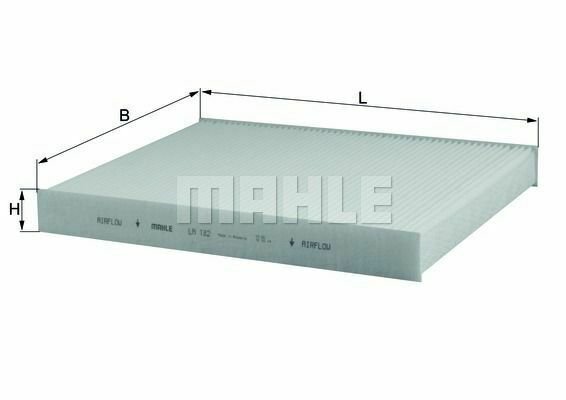 MAHLE LA 182 Filter, interior air for AUDI, PORSCHE, VW
