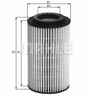 MAHLE OX 153D3 Oil Filter for JEEP, MERCEDES-BENZ