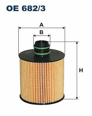 FILTRON OE682/3 Oil Filter for ALFA ROMEO, FIAT, JEEP, LANCIA, OPEL, SUZUKI