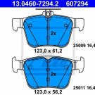 ATE 13.0460-7294.2 Brake Pad Set, disc brake for AUDI, SEAT, SKODA, VW