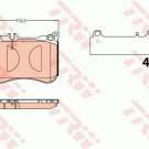 TRW GDB2144 Brake Pad Set, disc brake for MERCEDES-BENZ