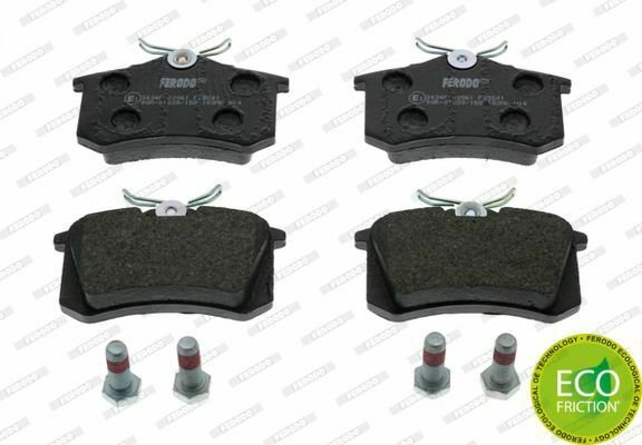 FERODO FDB541 Brake Pad Set, disc brake for AUDI, PEUGEOT, RENAULT, SEAT, VW