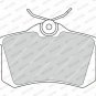 FERODO FDB541 Brake Pad Set, disc brake for AUDI, PEUGEOT, RENAULT, SEAT, VW
