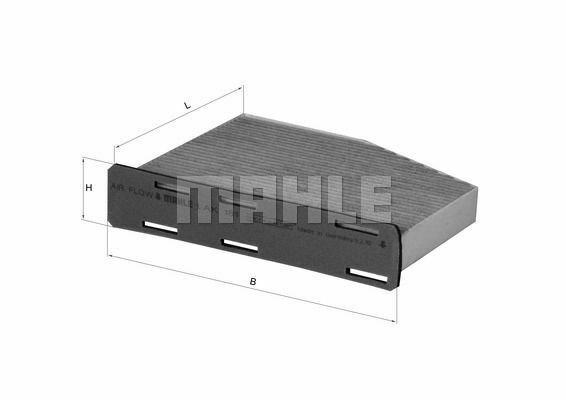 MAHLE LAK 181 Filter, interior air for AUDI, SEAT, SKODA, VW
